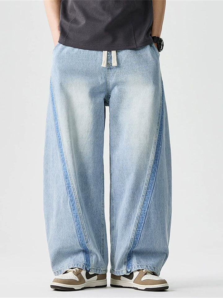 Men's Vintage Autumn Street Japanese Style Wide Leg Jeans