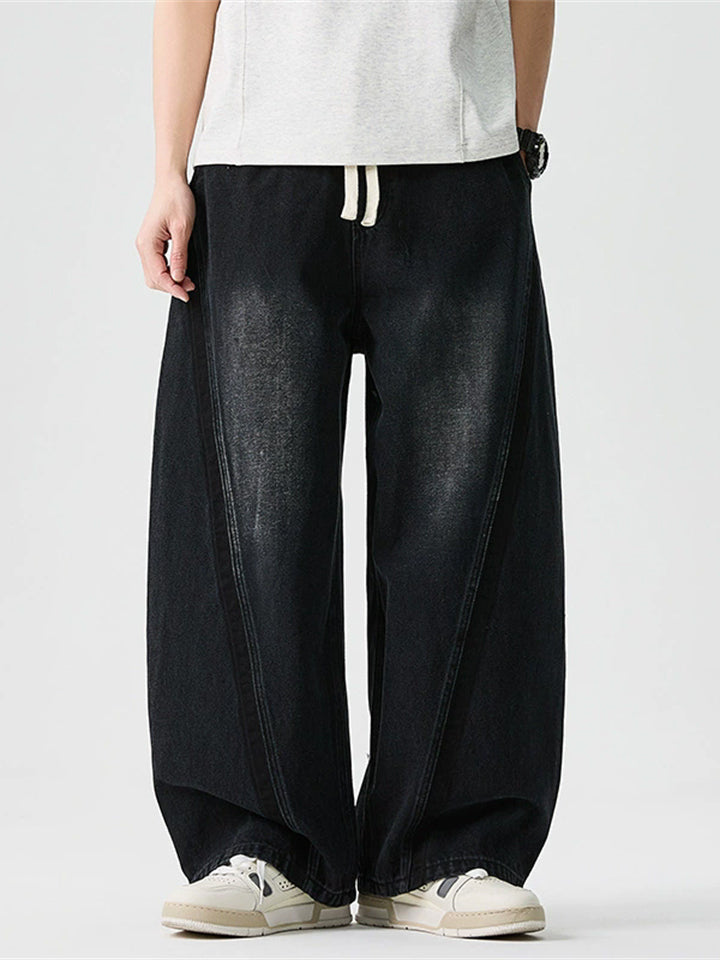 Men's Vintage Autumn Street Japanese Style Wide Leg Jeans