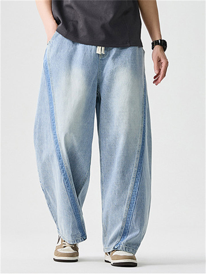 Men's Vintage Autumn Street Japanese Style Wide Leg Jeans