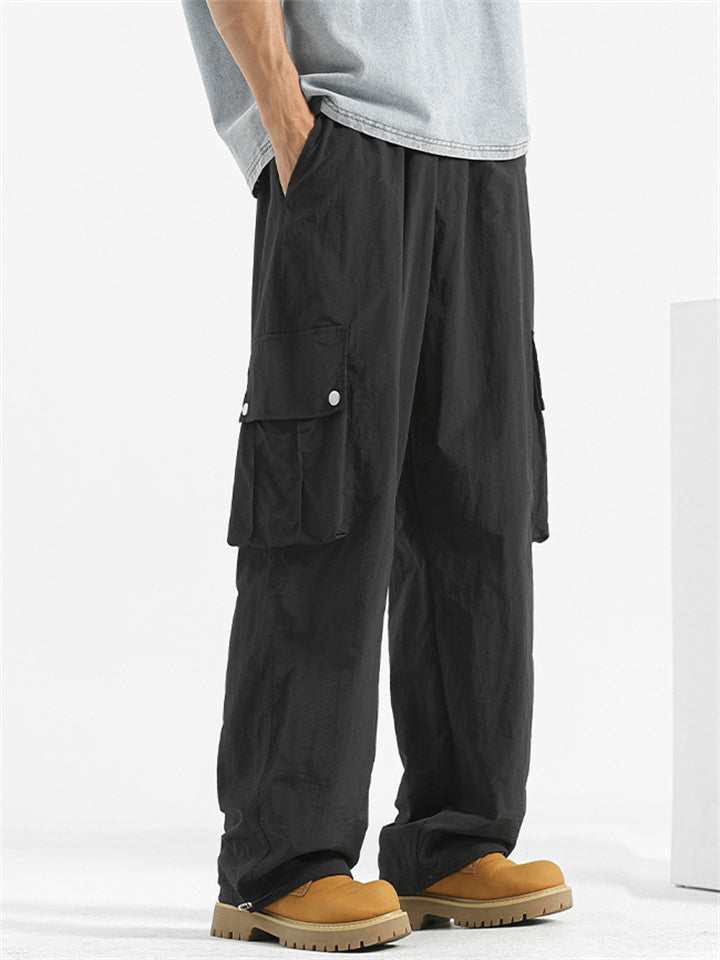 Men's Summer Quick-Dry Casual Ankle-Tied Cargo Pants