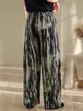 High-Rise Ink Tie-Dye Wide Leg Pants for Women