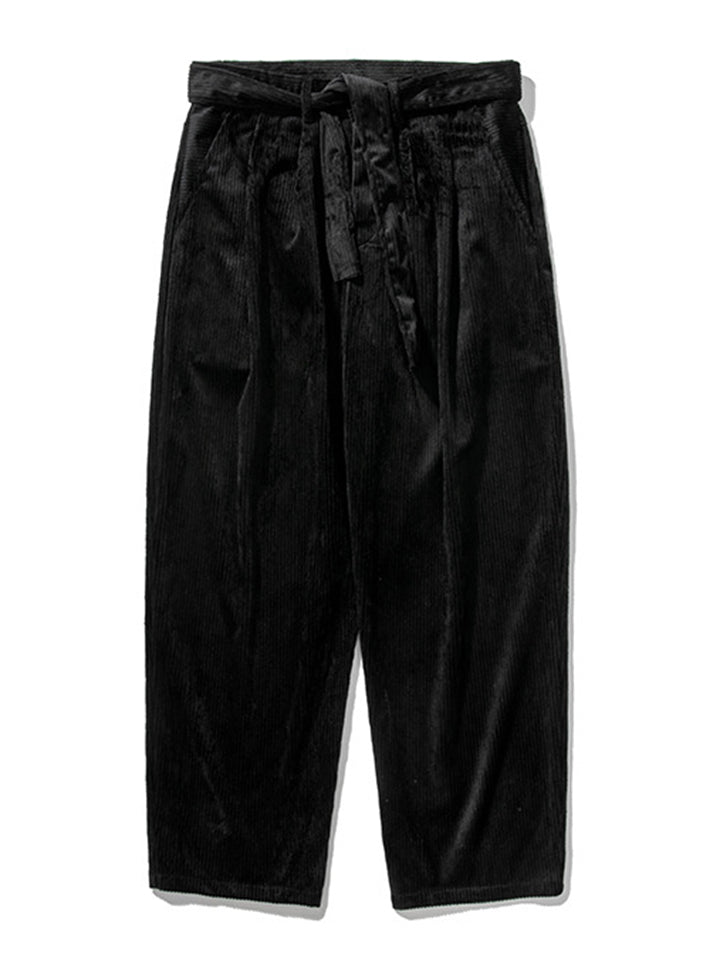 Stylish Causal Straight Leg Corduroy Pants for Men