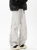Men's High Street Style Pleated Cargo Pants