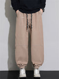 Men's Water Repellent Lace Up Loose Comfy Jogger Jeans