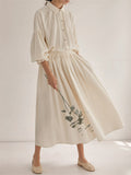 Elegant Cozy Solid Color A-Line Skirts for Ladies
