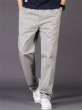 Skin Friendly Comfort Plus Size Cotton Pants for Middle Aged Mens