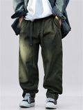 Mens Japanese Style High Street Utility Casual Pants