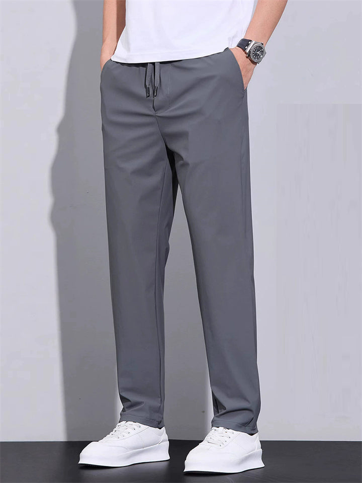 Men's Summer Lightweight Cool High Elasticity Breathable Casual Pants