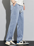 Men's Ultra Thin Relaxed Fit Straight Leg Comfortable Summer Jeans