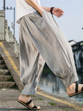 Men's Cozy Lightweight Casual Cuff Harem Pants for Summer