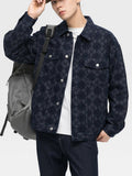 Men's Fashion Asian Style Casual Loose Denim Jacket