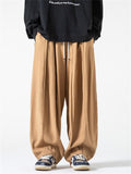 Men's Oversized Solid Color Streetwear Casual Pants