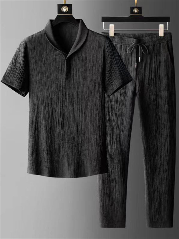 Summer Comfy Short Sleeved 2-Piece Outfits