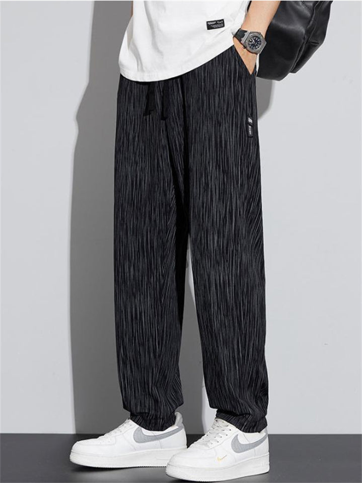 Men's Ultra-Soft Cooling Texture Ice Silk Pants for Summer
