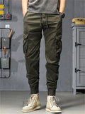 Men's Casual Streetwear Thickened Cargo Jogger Pants