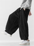 Men‘s Vintage Trend Corduroy Textured Loose Pants