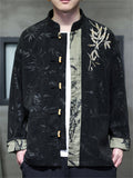 Men's Oriental Style Bamboo Jacquard Patchwork Tang Suit Jacket
