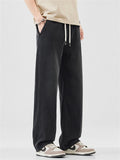 Men's Soft Comfy Ice Silk Touch Elastic Waist Lyocell Jeans