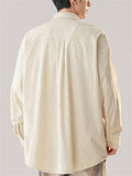 Casual Comfy Plants Print Long Sleeve Stand Collar Shirts For  Men