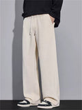 Men's Warm Comfy Plush Lined Loose Fit Casual Pants