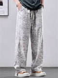 Men's Stylish Casual Tie Dye Drape Loose Fit Straight Leg Pants