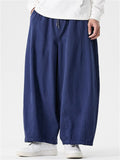 Japanese Style Men's Trendy Cozy Casual Straight-Leg Pants