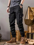 Mens Tactical Cargo Joggers Multi Pocket Work Pants