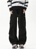 Men's High Street Style Pleated Cargo Pants