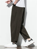 Chinese Style Men's Trendy Casual Drawstring Trousers