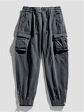 Men's Casual Streetwear Thickened Cargo Jogger Pants