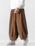Men‘s Vintage Trend Corduroy Textured Loose Pants