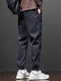 Men's Cool Comfy Drawstring Ankle-tied Cargo Jogger Pants
