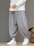 Men's Asian Style Streetwear Corduroy Harem Pants