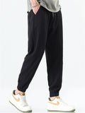 Men's Summer Lightweight Quick Dry Texture Breathable Jogger Pants