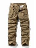 Men's Cozy Elastic Waist Casual Cargo Pants