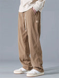 ‌Men's Autumn Retro Loose Fit Corduroy Casual Wide Leg Pants