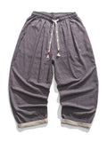 Men's Hip-Hop Plaid 100% Cotton Casual Pants