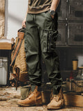 Men's Cool Tactical Cargo Jogger Pants with Multi Pockets
