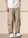 Men's Summer Casual Solid Color Straight Pants