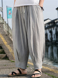 Men's Cozy Lightweight Casual Cuff Harem Pants for Summer