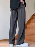 Men's Soft Elastic Waist Straight Leg Summer Casual Pants