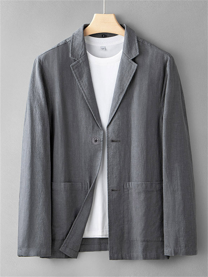 Men's Single Breasted Ramine Blazer Jacket