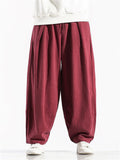 Cozy Cotton Linen Oversized Summer Harem Pants for Men
