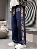 Men's Trendy Comfy Patchwork Drape Sweatpants