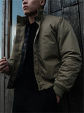 ‌Stylish Stand Collar Buttoned Thermal Winter Jacket for Men‌