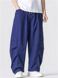 Men Japanese Style Lightweight Baggy Techwear Cargo Pants