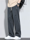 Men's Comfy Breathable Mid Waist Loose Fit Casual Cargo Pants