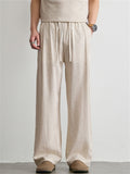 Men's Old Money Style Drawstring Casual Wide Leg Summer Pants