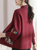 Womens 2Pcs Flower Crochet Cardigan Jacket & Solid Color Sweater Set