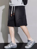 Mens Baggy Denim Shorts Vintage Washed Streetwear Jorts